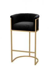 Roy Velvet Bar Stool SH65CM